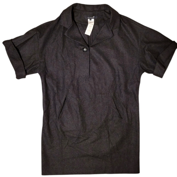 Isabel Marant 90% Wool 10% Cashmere Women's Long Tunic Sweater Top Black Size 1 - Picture 2 of 12